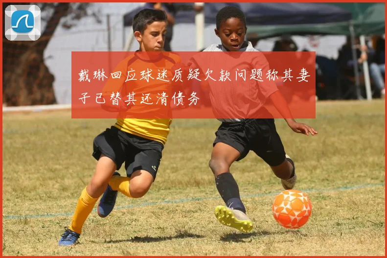 戴琳回应球迷质疑欠款问题称其妻子已替其还清债务